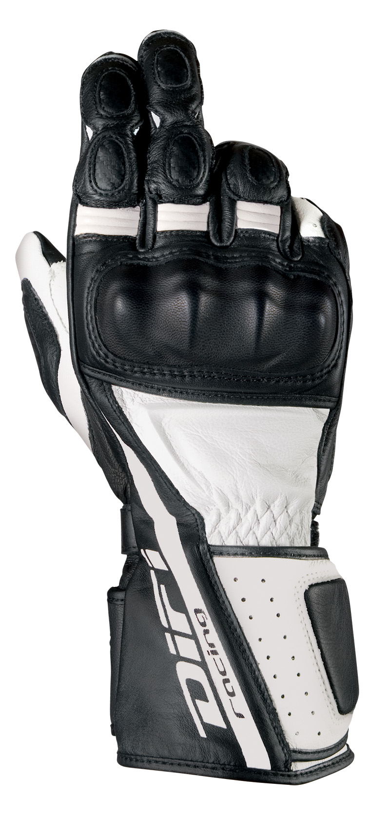 GANTS MOTOS Macao Noir Blanc, marque Difi